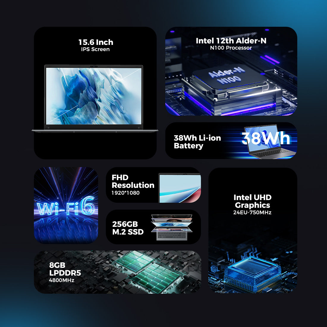 CHUWI GemiBook Plus Intel N150