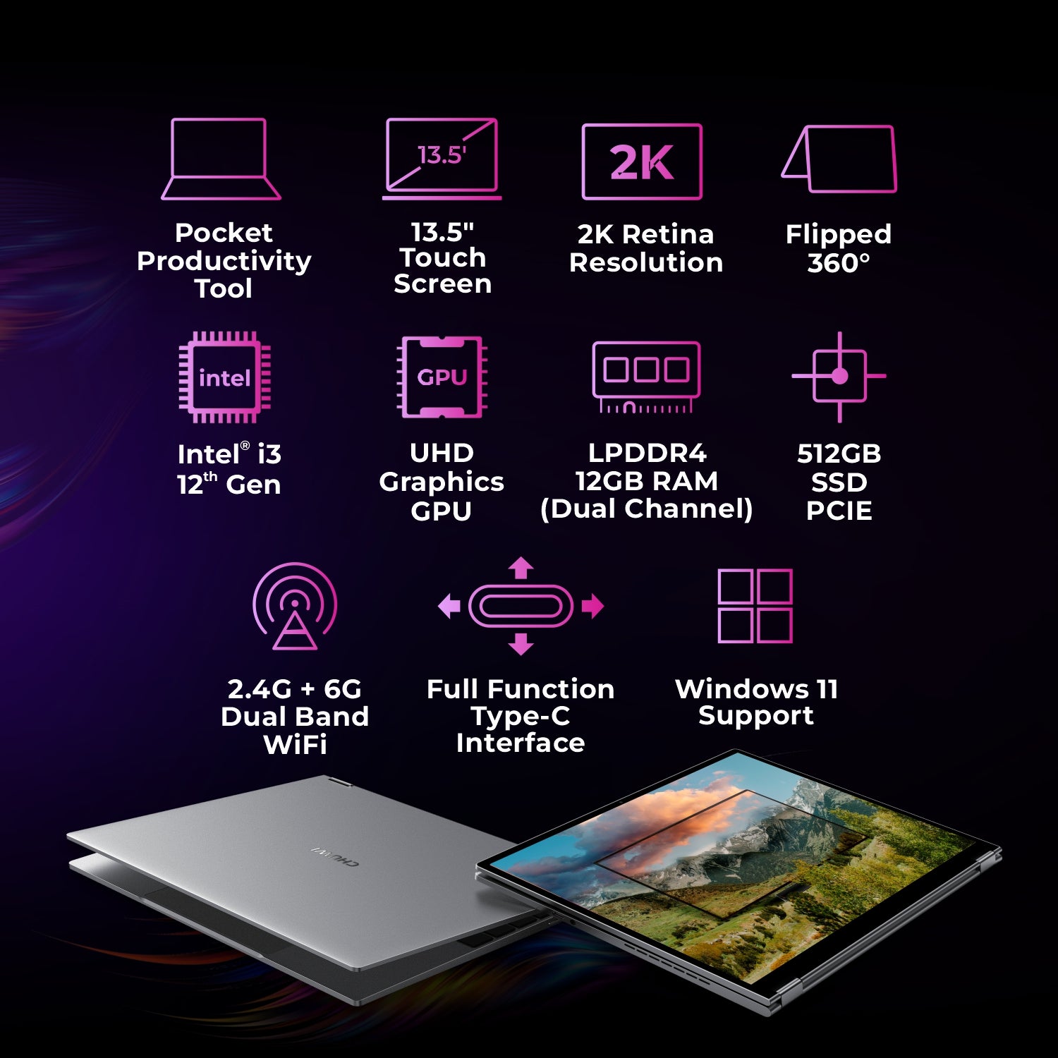 CHUWI FreeBook Intel Core i3-1215U