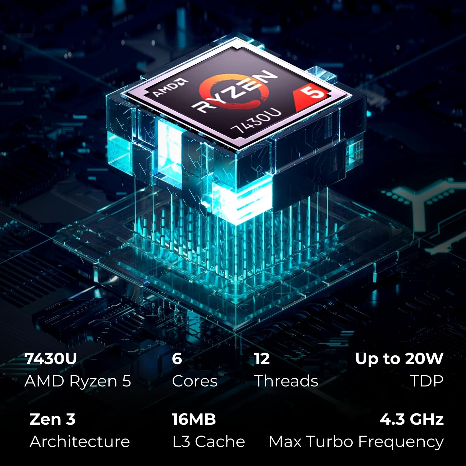 CHUWI CoreBook X AMD Ryzen™ 5 7430U Laptop